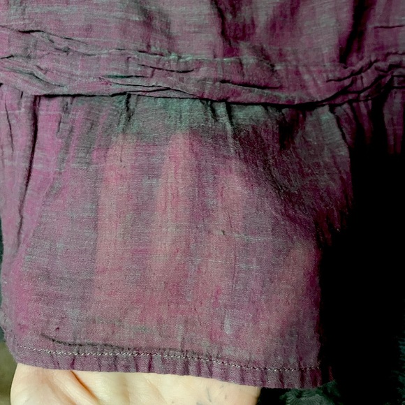 Sheer Summer Top - Two Tone - Purple Green - Maggie Walt Designs - Canadian - Picture 2 of 6